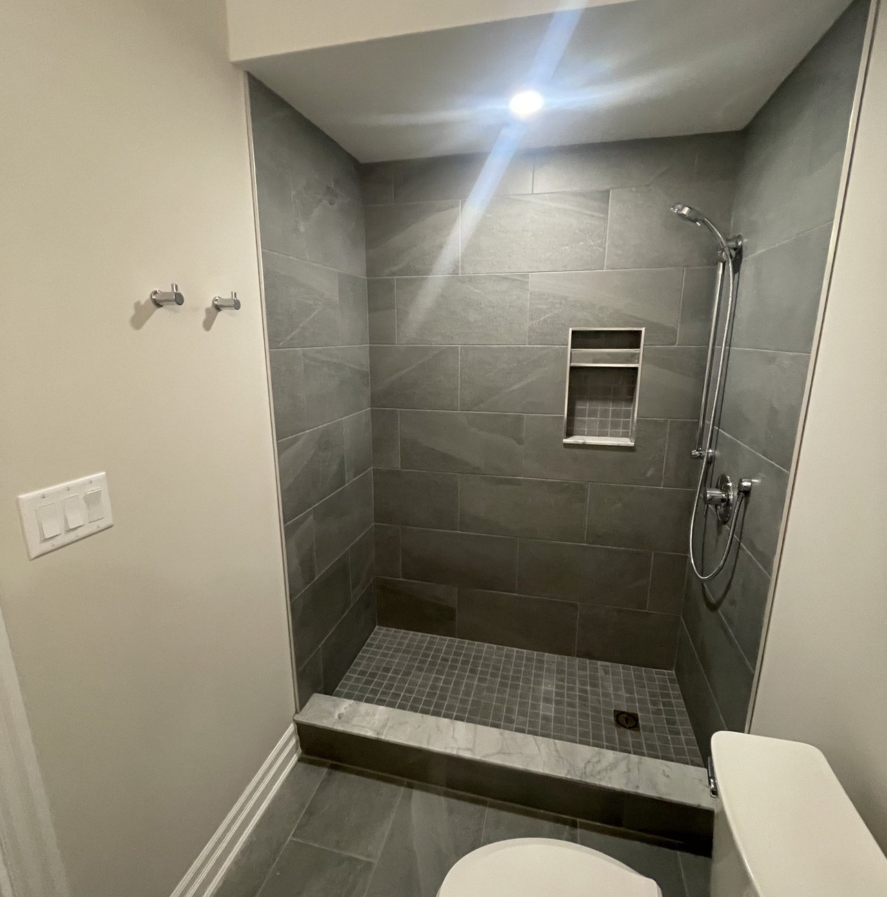 bathroom renovation by Baird Construction serving Norwich, Ontario